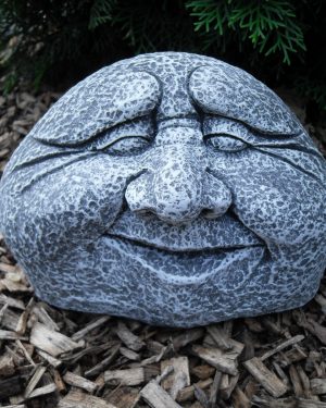 Steinfigur Steingesicht