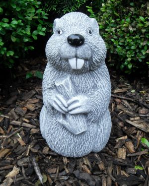 Steinfigur Biber