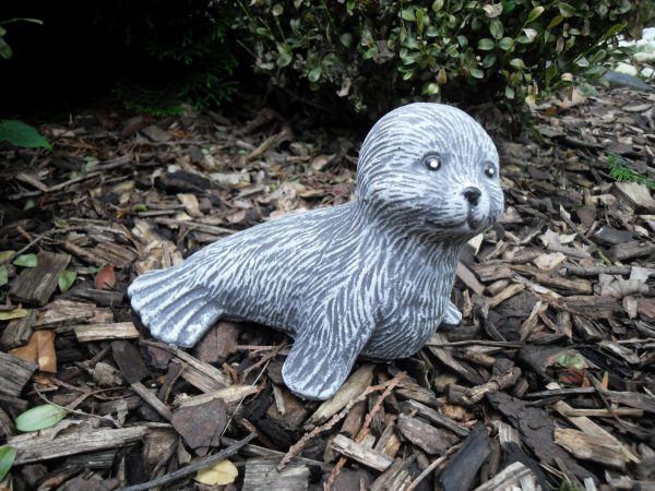 Steinfigur natürliche Robbe