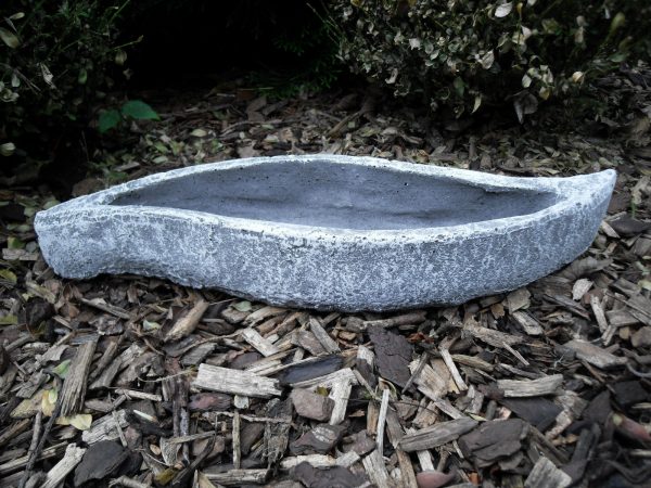 Steinfigur Pflanzschale Welle