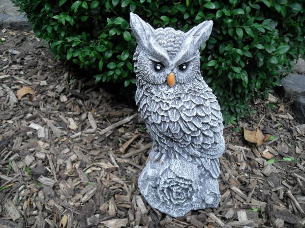Steinfigur Eule / Kautz