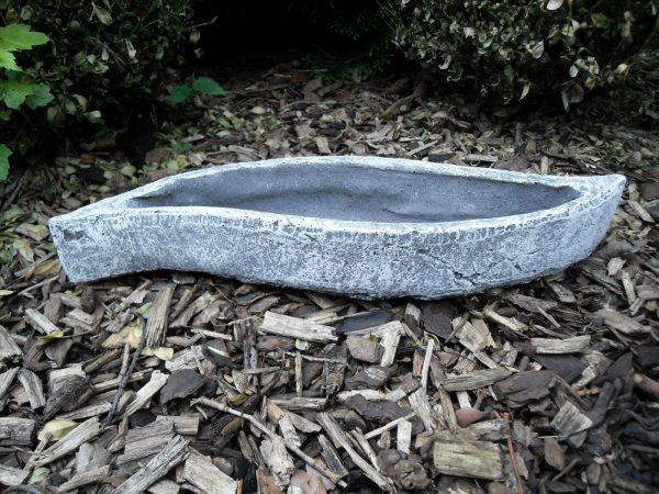 Steinfigur Pflanzschale Welle – Bild 3