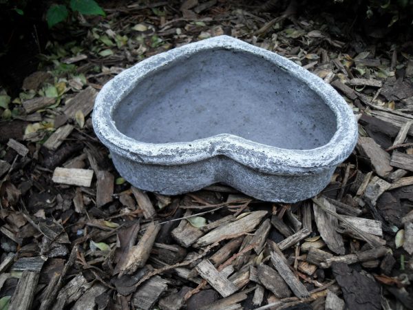 Steinfigur Pflanzschale Herz – Bild 3