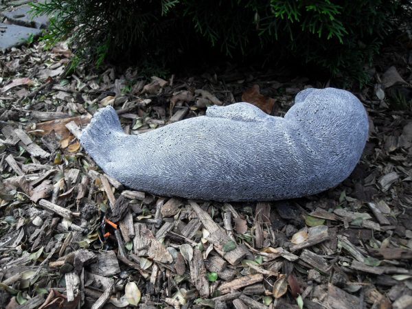 Steinfigur große natürliche Robbe – Bild 3