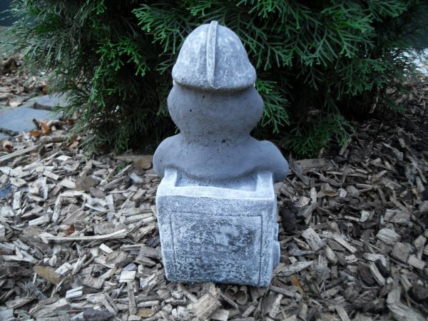 Steinfigur Maulwurf in Lore Frostfest Steinguss – Bild 3