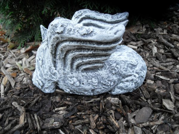 Steinfigur Drache Sleepy Frostfest – Bild 3