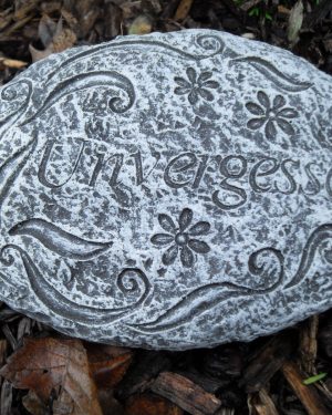 Steinfigur Grabstein Unvergessen Steinguss Frostfest Wetterfest
