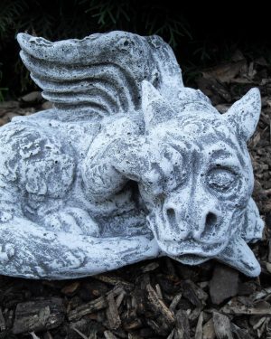 Steinfigur Drache Sleepy Frostfest