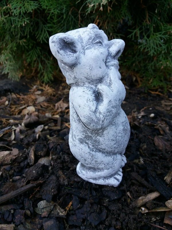 Steinfigur Troll Gnom Kobold stehend (1) Steinguss Frostfest Wetterfest Garten – Bild 4