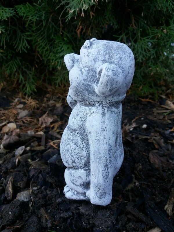 Steinfigur Troll Gnom Kobold stehend (1) Steinguss Frostfest Wetterfest Garten – Bild 2