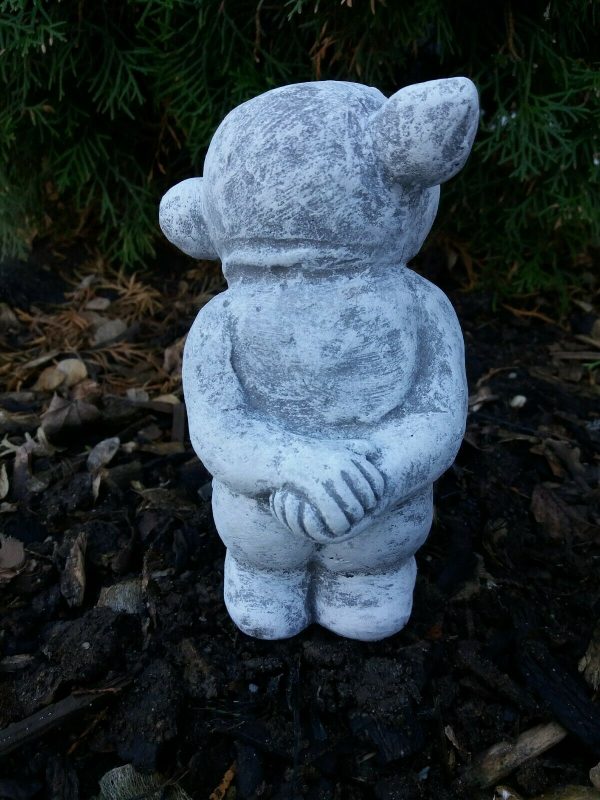 Steinfigur Troll Gnom Kobold stehend (2) Steinguss Frostfest Wetterfest Garten – Bild 3