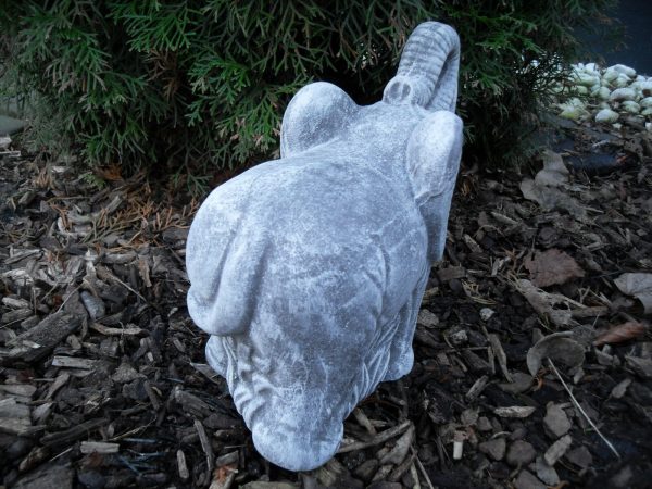 Steinfigur Elefant Frostfest Wetterfest Steinguss Garten Tier – Bild 2