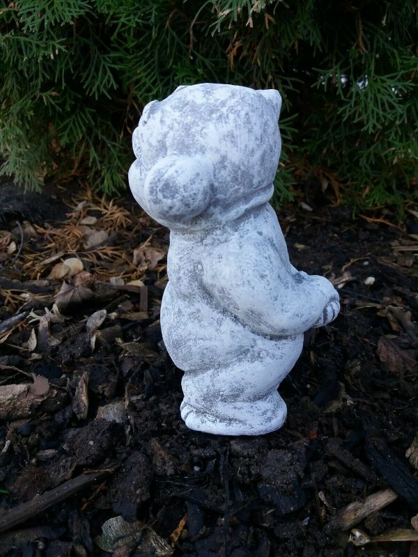 Steinfigur Troll Gnom Kobold stehend (2) Steinguss Frostfest Wetterfest Garten – Bild 2