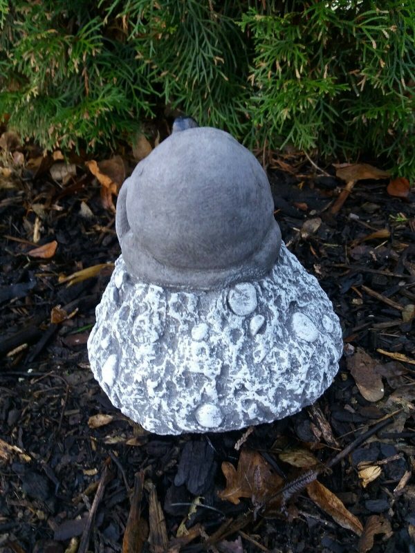 Steinfigur süßer Maulwurf in Hügel Frostfest Steinguss Garten Deko Mauli Tier – Bild 4