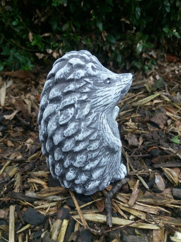 Steinfigur Igel mit Kind Frostfest Wetterfest Steinguss Betonguss Haus Garten – Bild 4