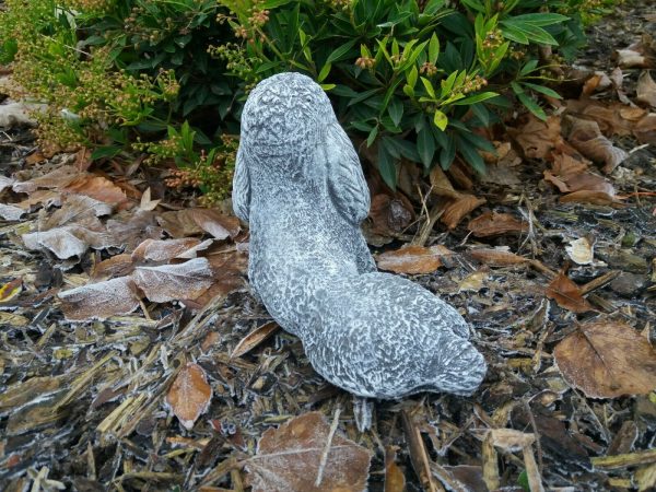 Steinfigur Pudel liegend Hund Königspudel Zwergpudel Wetterfest Steinguss – Bild 4