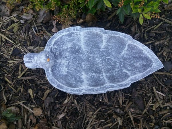 schöne Vogeltränke Blatt mit Vogel Steinguss Frostfest Wetterfest Garten Deko – Bild 6