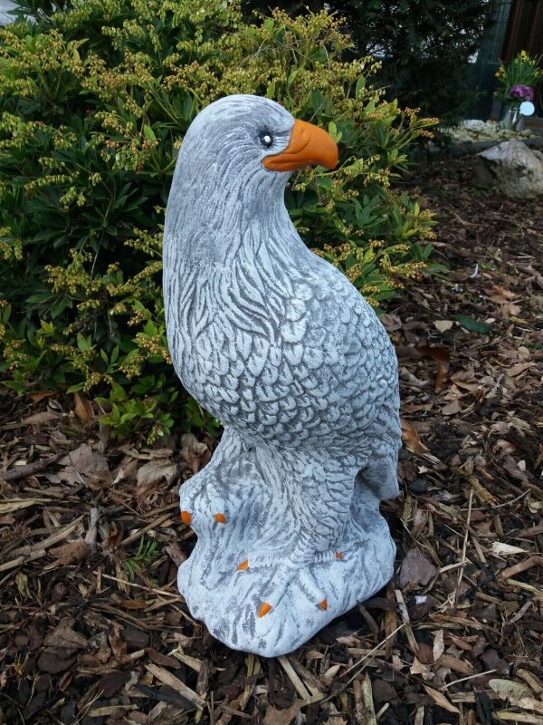Steinfigur Adler (39 cm / 10 kg) Falke Greifvogel Frostfest Gartenfigur – Bild 4