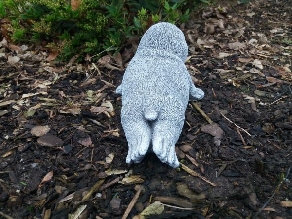 Steinfigur große schöne Robbe Heuler Seehund Frostfest Steinguss Gartenfigur – Bild 4