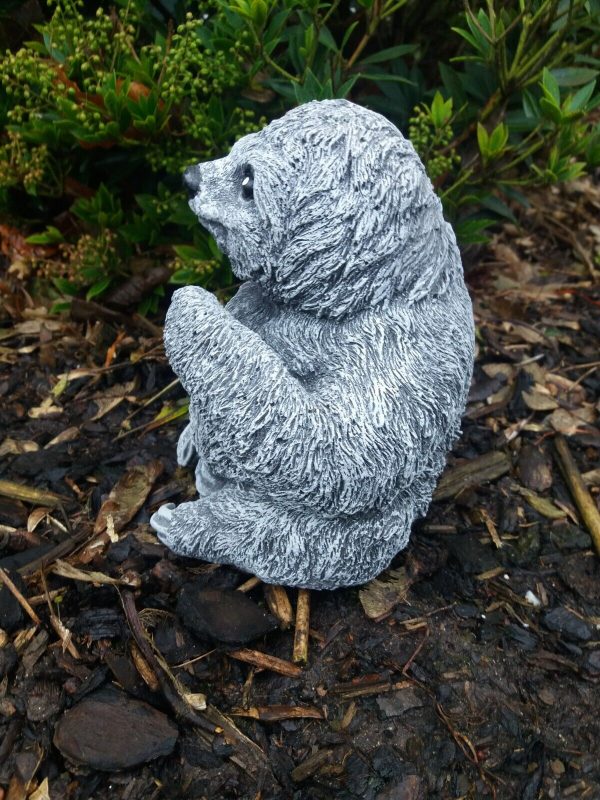 Steinfigur Faultier Frostfest Steinguss Wetterfest Tier Handarbeit – Bild 7